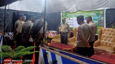 139 Personel Gabungan Siaga di Pos Pengamanan Lebaran Padang Panjang