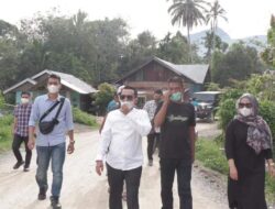 Bupati Eka Putra Susuri Pembangunan Jalan Koto Nyiur – Pamusian – Padang Linggo 