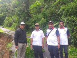 Dinas PUPR Tanah Datar Upayakan Perbaikan Jalan Amblas di Aur Duri 