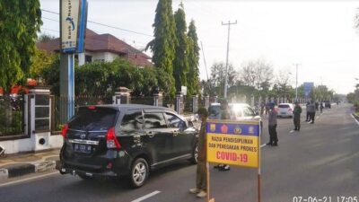 Walau di Zona Kuning, Penegakkan Prokes di Pariaman Tetap Gencar