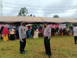 Polsek Pangkalan Gelar Vaksinasi Massal bagi Masyarakat