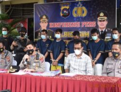 Polres Agam Amankan 6 Pelaku Curanmor, Lima Kendaraan Disita