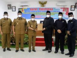 Bupati Sampaikan Jawaban dalam Rapat Paripurna DPRD Tanah Datar