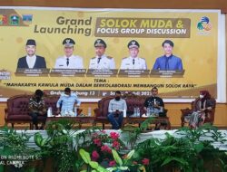 Komunitas Solok Muda Diluncurkan, Pemuda Harus Beri Kontribusi