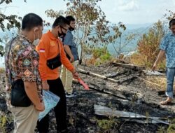 Polres Pessel Lakukan Olah TKP Kebakaran Lahan