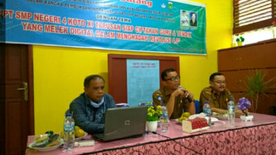 SMPN 4 Koto XI Tarusan, Gali Kreatifitas Guru Melalui Workshop Teknologi Digital