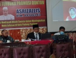 Diapresiasi Bupati, Wali Nagari Cubadak Raih Gelar Doktor dengan Enam Gelar S2
