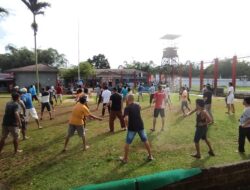 Naikkan Imunitas Cegah Covid-19, Warga Binaan Lapas Bukittinggi Senam Pagi