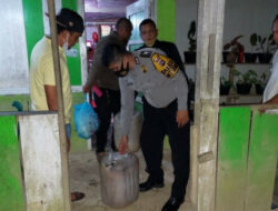 Polsek Basa Ampek Balai Tapan Polres Pessel Sita Dua Jerigen Tuak