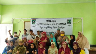Lagi Unand Sosialisasikan Proses Penangkaran Benih Bersertifikat