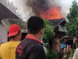 Tiga Rumah di Sungai Pagu Terbakar