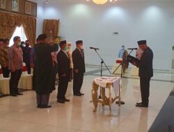 Pegeseran Jabatan, Gubernur Lantik Dua Pejabat Tinggi Pratama