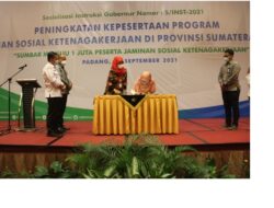 Lindungi Nelayan, DKP Sumbar Teken MoU dengan BPJamsostek