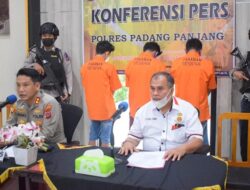 Polres Padang Panjang Bekuk Bekuk Komplotan Curanmor