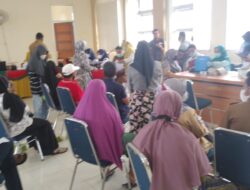 Polres Agam Bersama 3 Puskesmas di Lubuk Basung Targetkan 1500 Vaksinasi.