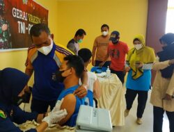 192 Ikuti Vaksinasi Satlantas Polres Solok Kota