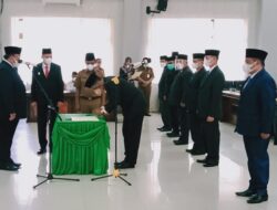 Bupati Pasaman Lantik Sebelas Pejabat Pimpinan Tinggi Pratama Eselon IIb