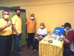 HUT ke-57, DPD Partai Golkar Sumbar Gelar Vaksinasi Massal