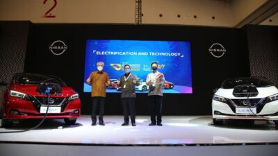 Mobil Listrik Nissan dengan Teknologi Unggulan Disambut Antusias Pengunjung GIIAS 2021