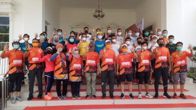 Lari Marathon Minang Geopark Dimulai, Gubernur Minta Peserta Taat Prokes