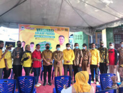 Vaksinasi Massal Golkar Padang Lebihi Target