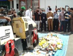 Barang Bukti Kejahatan Dimusnahkan