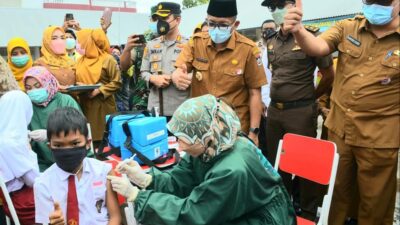 Vaksinasi Covid-19 Anak Usia 6-11 tahun di Kota Padang Mulai Diberlakukan