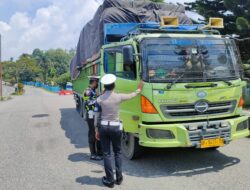 Polres Padang Panjang dan Dinas Perbubungan Gelar Sosialisasi dan Penindakan ODOL