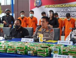 Sebanyak 80 Kg Sabu Disita Polda Riau dari 11 Tersangka