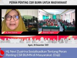 Nevi Zuairina Sosialisasikan Peran CSR Perusahan Negara kepada Masyarakat Agam