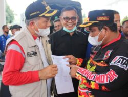 DPD PAN Padang Pariaman Serahkan Bantuan Untuk Pasaman Barat