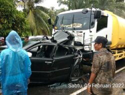Mobil Camat Palembayan Kecelakaan, Satu tewas Dua Luka luka
