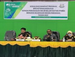 BPJS Ketenagakerjaan Padang Pariaman Gandeng Kejaksaan Negeri Pariaman Tuntaskan PWBD