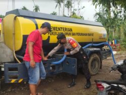 Polres Pasaman Laksanakan Pembuatan MCK Gratis di Lokasi Pengungsian