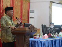 Bupati Padang Pariaman Hadiri Lokakarya Perencanaan Pelaksanaan Vaksinasi Berbasis Masyarakat