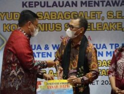 Bupati dan Wabup Tanah Datar Hadiri Melepas  Purnatugas Bupati Mentawai