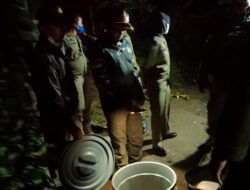 Tim Penegak Perda Padang Panjang Kembali Amankan Tuak