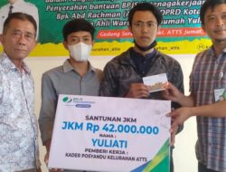  Ahli Waris Staf Kelurahan ATTS Terima Santunan dari BPJS Ketenagakerjaan