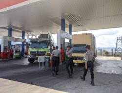 Demi Pastikan Distribusi BBM Lancar, Tim Polres Solok Tinjau Langsung Sejumlah SPBU