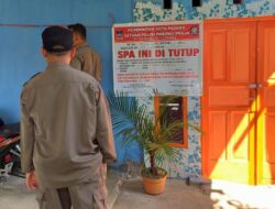 SPA dan Massage di Lubuk Bayu Ditutup Satpol PP Padang