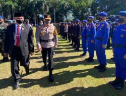 Mahyeldi Pimpin Apel Gelar Pasukan Operasi Singgalang 2022