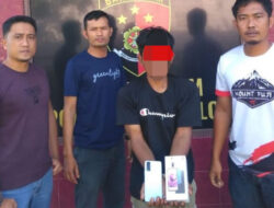 Polsek Kota Solok Ciduk Resedivis Spesialis Pencurian HP di Bukittinggi