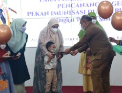 Sekdaprov Sumbar Luncurkan Gebyar Pekan Imunisasi Dunia