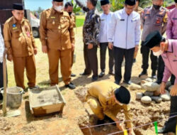 Wako Pariaman Letakkan Batu Pertama Pembangunan Mushola Ar-Raudah MTSN 3