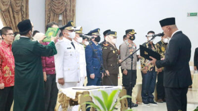 Gubernur Lantik Martinus Dahlan jadi Pj Bupati Mentawai
