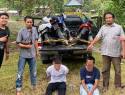 Sat Reskrim Polres Bukittinggi Tangkap Tersangka Curanmor