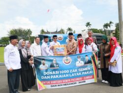IKM Merangin Bantu 1.000 Sak Semen Untuk Korban Gempa Pasaman dan Pasbar