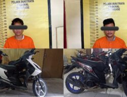 Diduga Gelapkan Motor, Dua Pria di Pekanbaru Terancam 4 Tahun Penjara