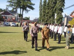 Kapolres Pasaman Pimpin Upacara Apel Gelar Pasukan Operasi Patuh Singgalang 2022