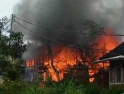 Rumah Warga Koto Hilalang Agam Terbakar